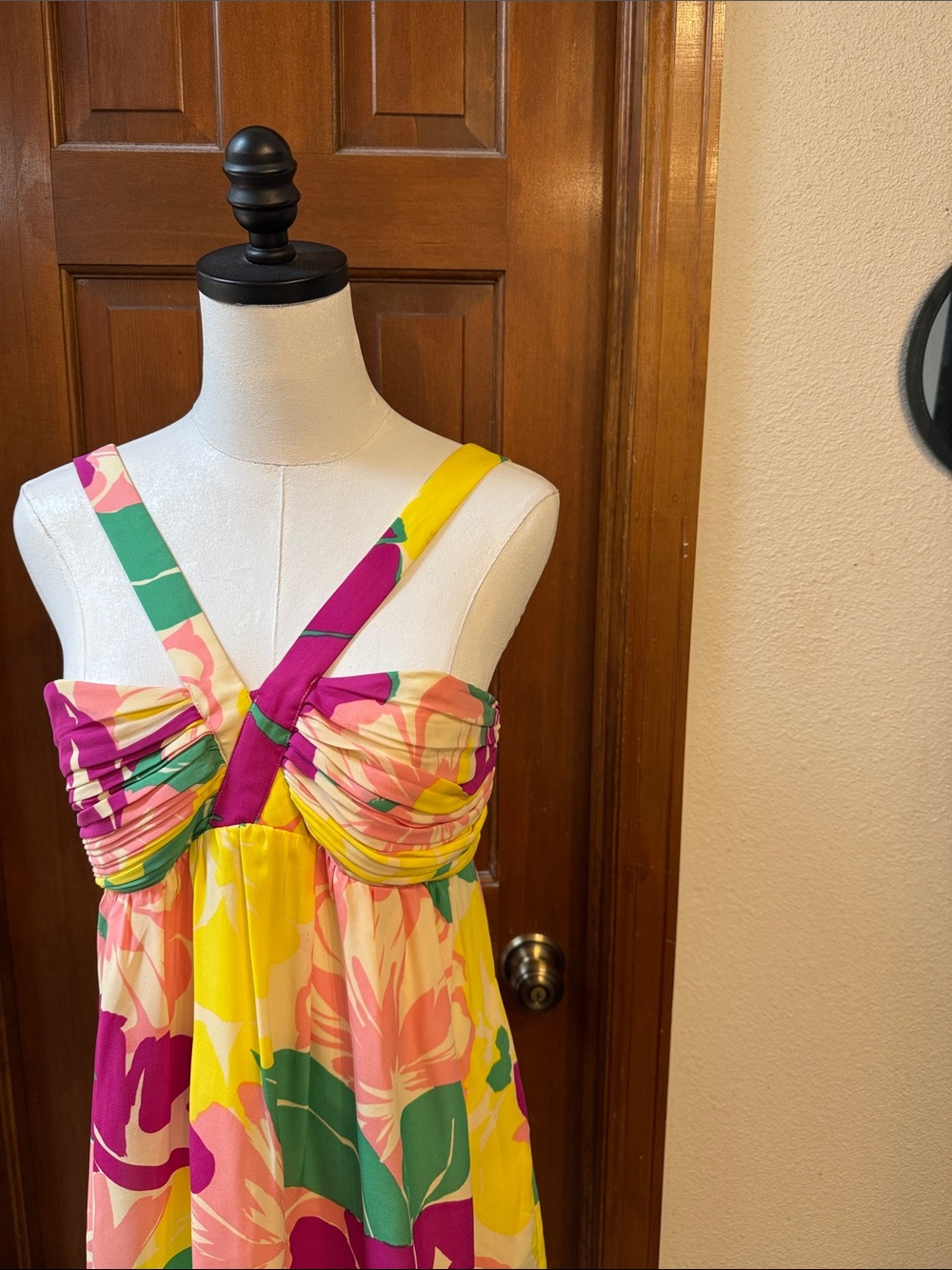 Shoshanna Pink, Yellow & White Floral Dress Size 6